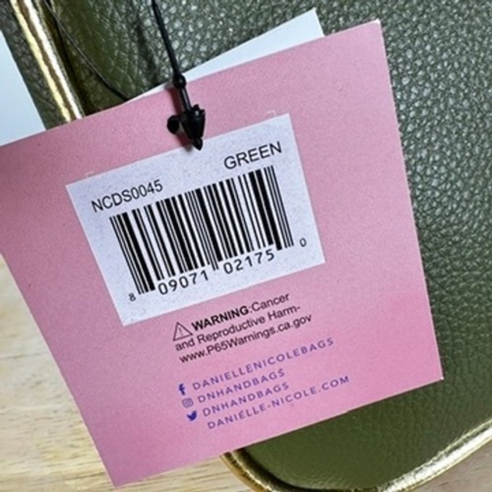 DANI by Danielle Nicole Tiana Handbag Green Princess and the Frog Purse Bag NWT - Picture 8 of 11
